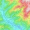 Mappa topografica Bouton, altitudine, rilievo