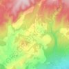 Mappa topografica Les Beylons, altitudine, rilievo