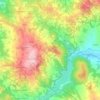 Mappa topografica Ruino, altitudine, rilievo