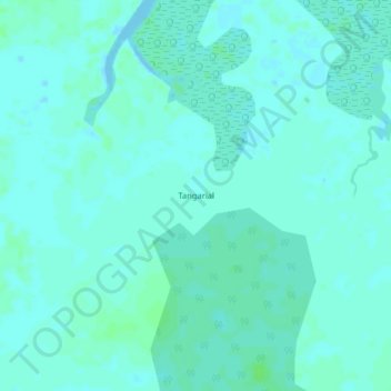 Mappa topografica Tangarial, altitudine, rilievo