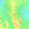 Mappa topografica Mwingi, altitudine, rilievo