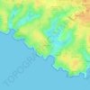 Mappa topografica Les Groies, altitudine, rilievo