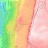 Mappa topografica Escarpment, altitudine, rilievo