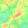 Mappa topografica La Basse Émondeville, altitudine, rilievo