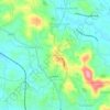 Mappa topografica Pattithanam, altitudine, rilievo