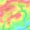 Mappa topografica L'Elléouet, altitudine, rilievo