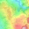 Mappa topografica Arthaz, altitudine, rilievo