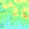 Mappa topografica Salford, altitudine, rilievo
