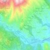 Mappa topografica Fervazzo, altitudine, rilievo