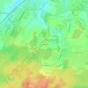 Mappa topografica La Farge, altitudine, rilievo