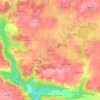 Mappa topografica Saint-Yves, altitudine, rilievo