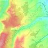 Mappa topografica Les Taureaux, altitudine, rilievo
