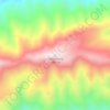 Mappa topografica Touwsberg, altitudine, rilievo