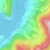 Mappa topografica Tassano, altitudine, rilievo