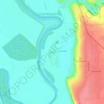 Mappa topografica Indiya, altitudine, rilievo