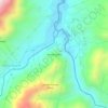 Mappa topografica vereda Juntas, altitudine, rilievo