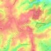 Mappa topografica Hameau Tourraine, altitudine, rilievo