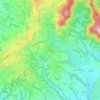 Mappa topografica Missagliola, altitudine, rilievo
