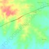 Mappa topografica Jesús del Valle, altitudine, rilievo