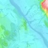 Mappa topografica Quirieu, altitudine, rilievo