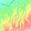 Mappa topografica Chachil, altitudine, rilievo