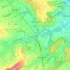 Mappa topografica Blainville, altitudine, rilievo