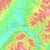 Mappa topografica Chita, altitudine, rilievo