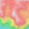 Mappa topografica Pico de Salarons o Gallinero, altitudine, rilievo