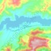 Mappa topografica Tallangatta, altitudine, rilievo