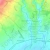 Mappa topografica Ilayang Iyam, altitudine, rilievo