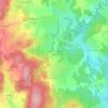Mappa topografica Le Mont, altitudine, rilievo