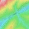 Mappa topografica Dead Horse Gap, altitudine, rilievo