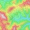 Mappa topografica Valle, altitudine, rilievo