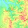 Mappa topografica Polzing, altitudine, rilievo