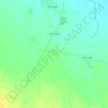 Mappa topografica Pirogovo, altitudine, rilievo