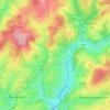 Mappa topografica Ophausen, altitudine, rilievo