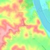 Mappa topografica Cold Springs, altitudine, rilievo