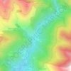 Mappa topografica Alós d'Isil, altitudine, rilievo