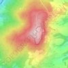 Mappa topografica Potzberg, altitudine, rilievo