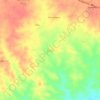 Mappa topografica Bagar, altitudine, rilievo