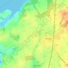Mappa topografica Norby, altitudine, rilievo