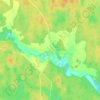Mappa topografica Бережок, altitudine, rilievo