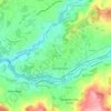 Mappa topografica Bom Nome, altitudine, rilievo