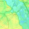 Mappa topografica Koldingen, altitudine, rilievo