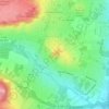 Mappa topografica Château de Montlhéry, altitudine, rilievo