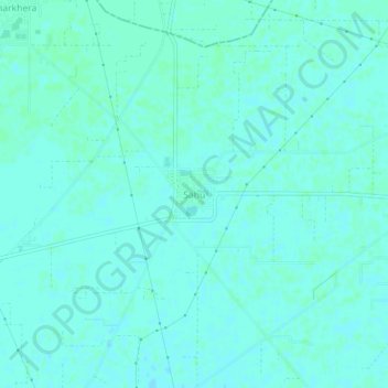 Mappa topografica Sahu, altitudine, rilievo
