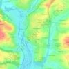 Mappa topografica Kerentrée, altitudine, rilievo