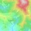 Mappa topografica Moggiona, altitudine, rilievo