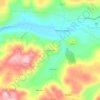 Mappa topografica Monte Seco, altitudine, rilievo