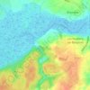 Mappa topografica Hameau de Haut, altitudine, rilievo